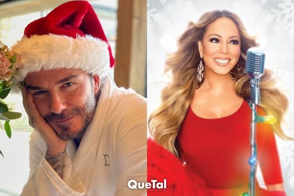 Así reacciona Mariah Carey a David Beckham cantando su canción de Navidad